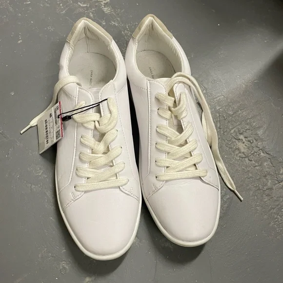 Leather Zara Sport Shoes Women Zara Shoes White Zara Sneakers Poshmark